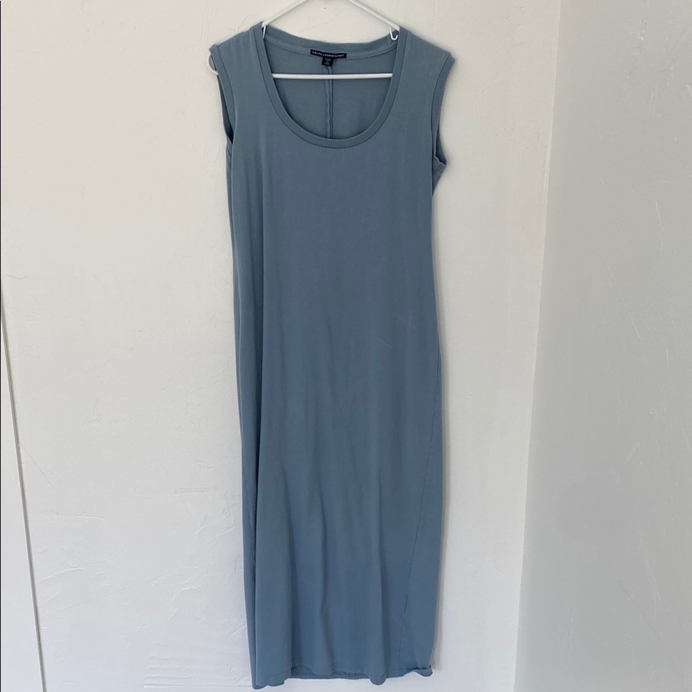 Ralph Lauren Blue Sheath Maxi Dress